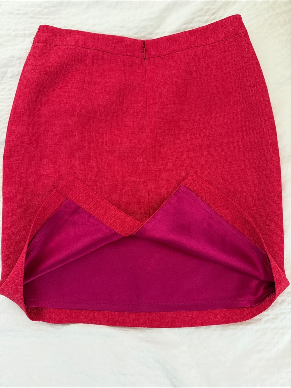 T Tahari Pink Classic Pencil Skirt Size 6 - Picture 4 of 6